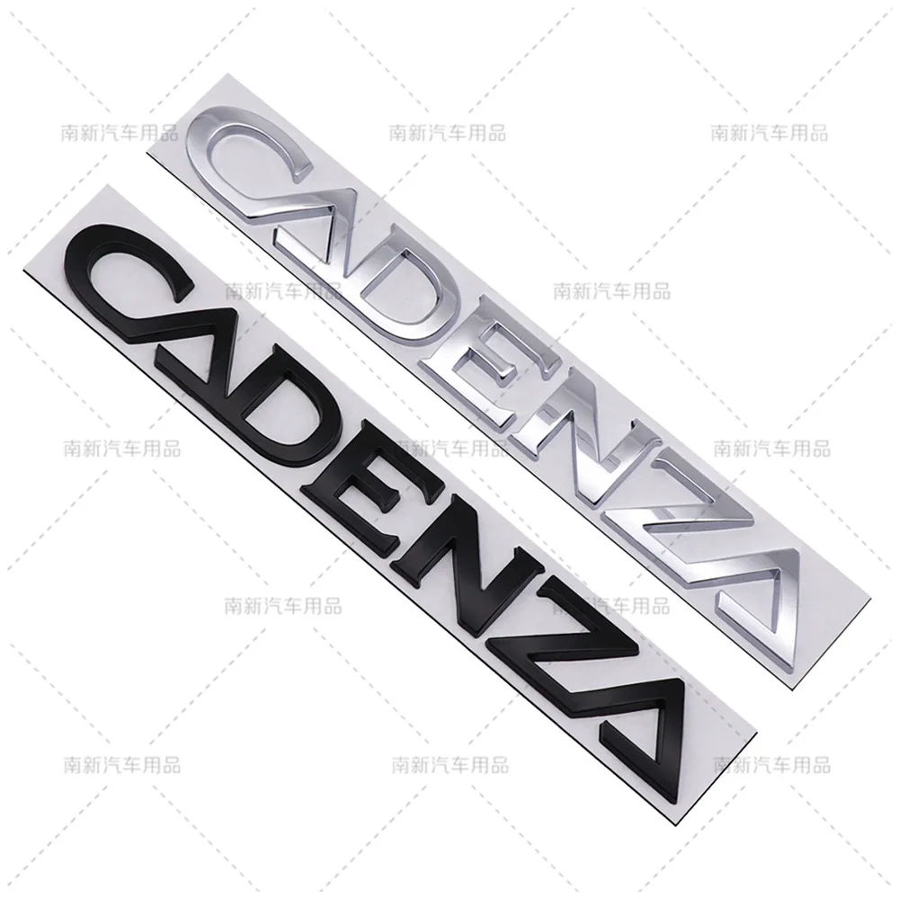 Suitable for Kia English CADENZA Sticker Alphabet Sticker Modified Metal Rear Badge Body Decal Car Sticker Emblem