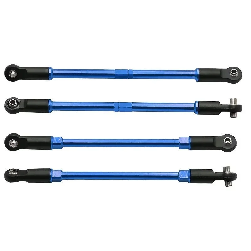 For TRXS E-Maxx/T-Maxx RC Car Accessories- Front And Rear Pull Rods Upgrade Kit For Enhanced Performance
