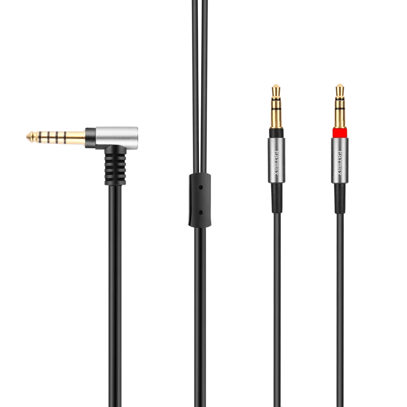 For Philips X3 Onkyo A800 3.5mm 2.5/4.4mm balanced headphone cable single crystal copper upgrade cable For FiiO mp3 player