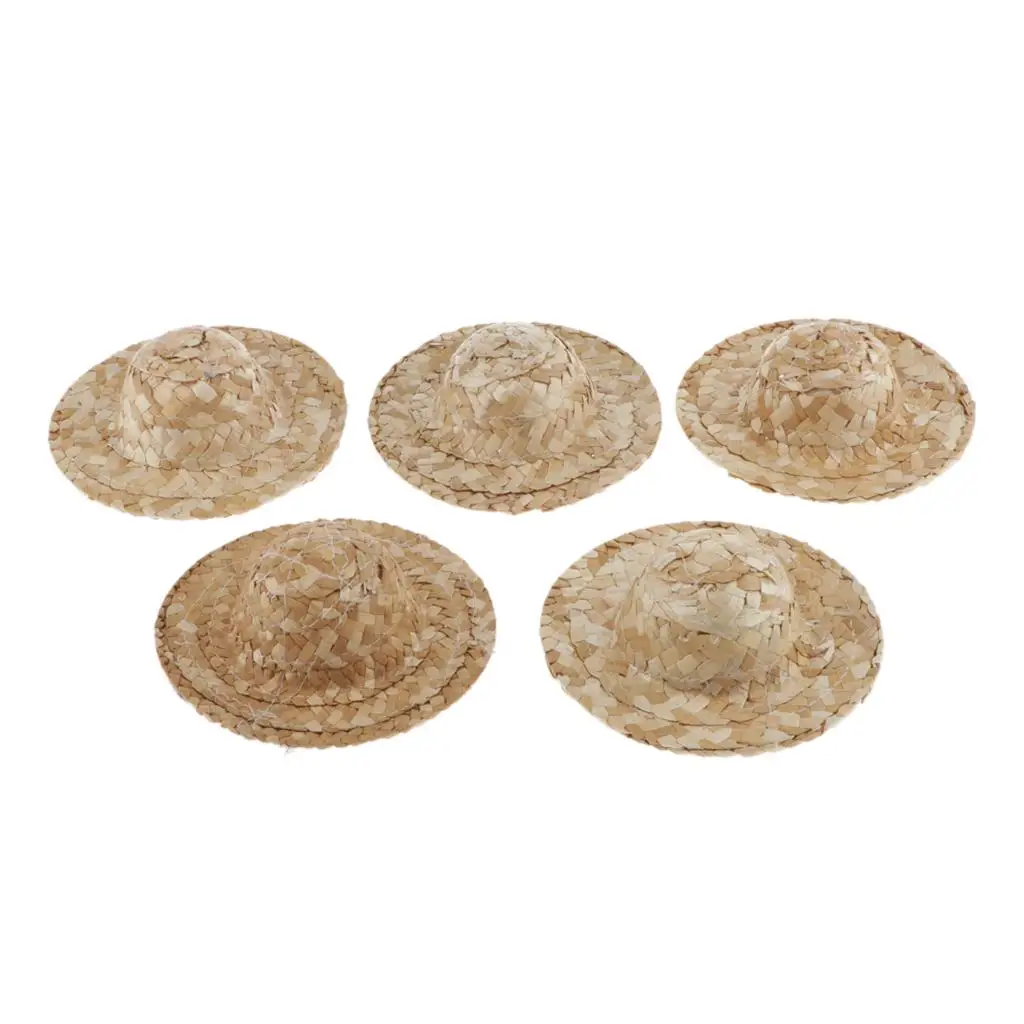 ロット 5 ニットストローボウラーサンライフガードハット衣装/4 BJD 人形