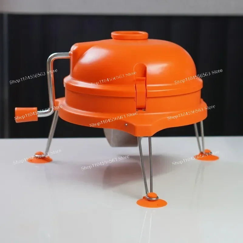 Commercial Manual Vegetable Cutter, Multi-function Hand Crank Radish Dicer Potato Slicer Kitchen Food Prep Tool