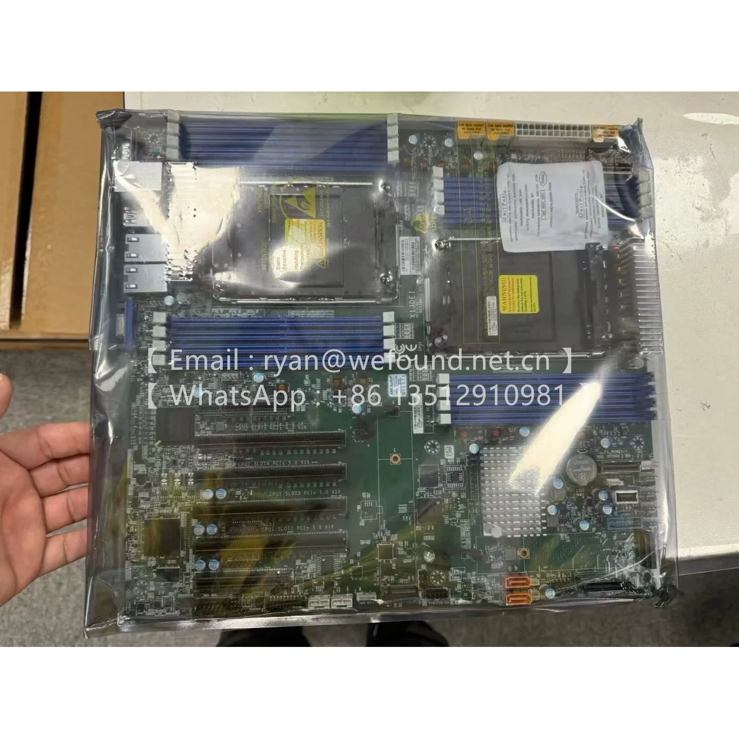 X13DEI   EATX Motherboard,4th Gen Xeon Scalable Processors,DDR5-4800MT/s,PCIe 5.0,NVMe ports PCIe 5.0