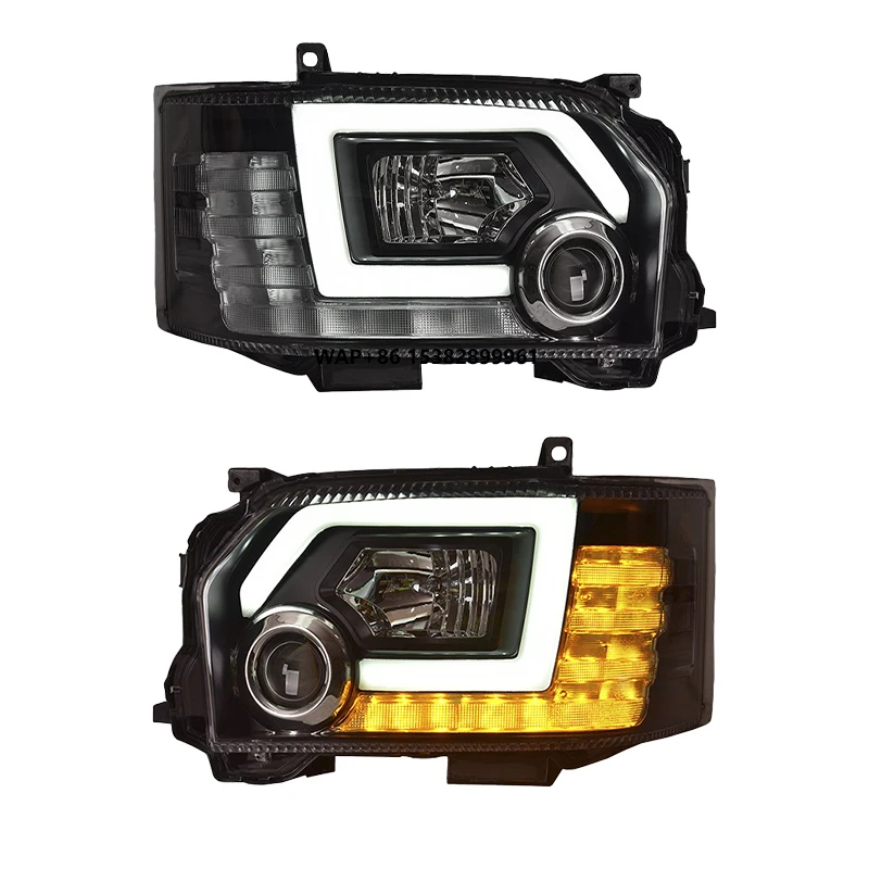 

YU GUANG для Hiace 200 Series 2005 2018, автомобильные аксессуары, передние фары, проектор, обновленные светодиодные фары