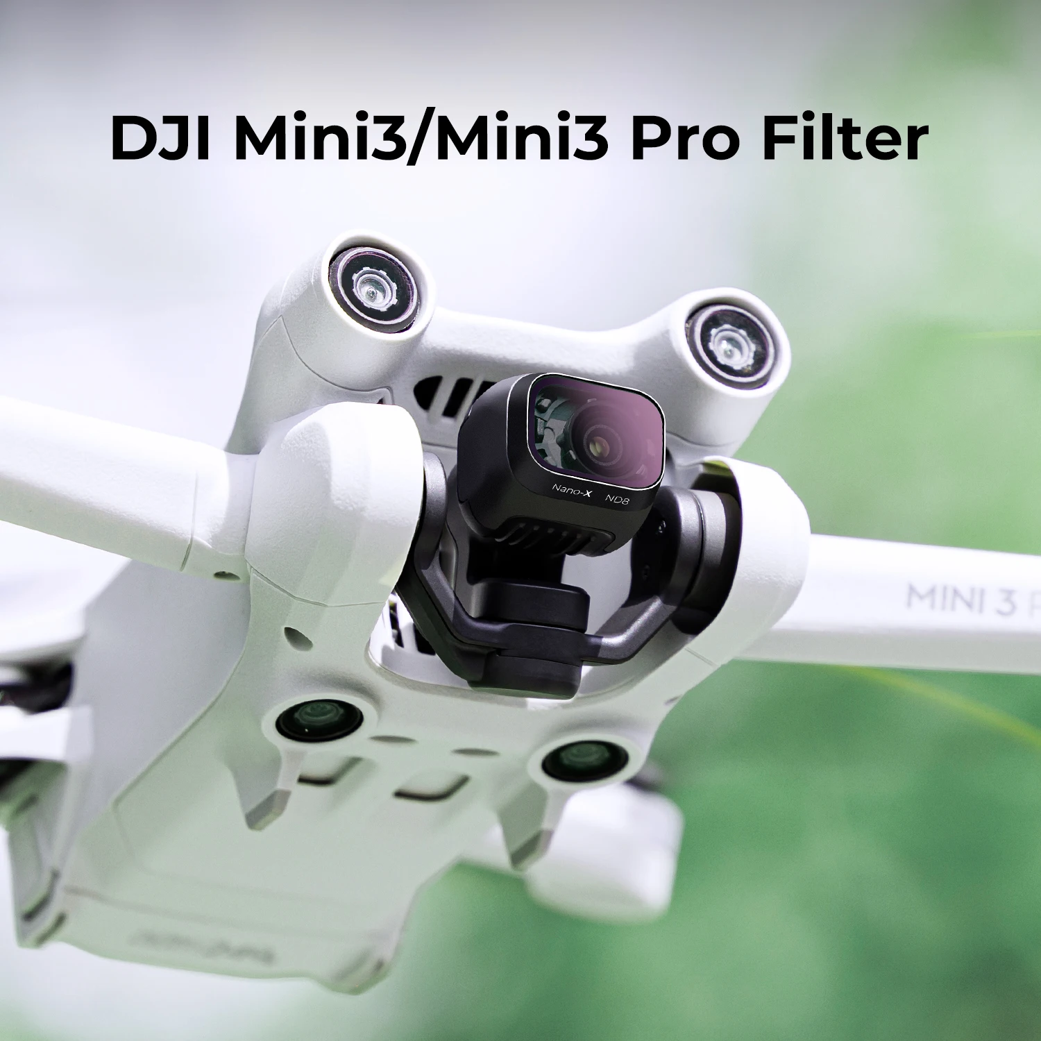 Фильтр K & F Concept ND8 для DJI Drone Mini3 Pro, снижение светильник, 3 остановки, с односторонней водонепроницаемой противоотражающей зеленой пленкой