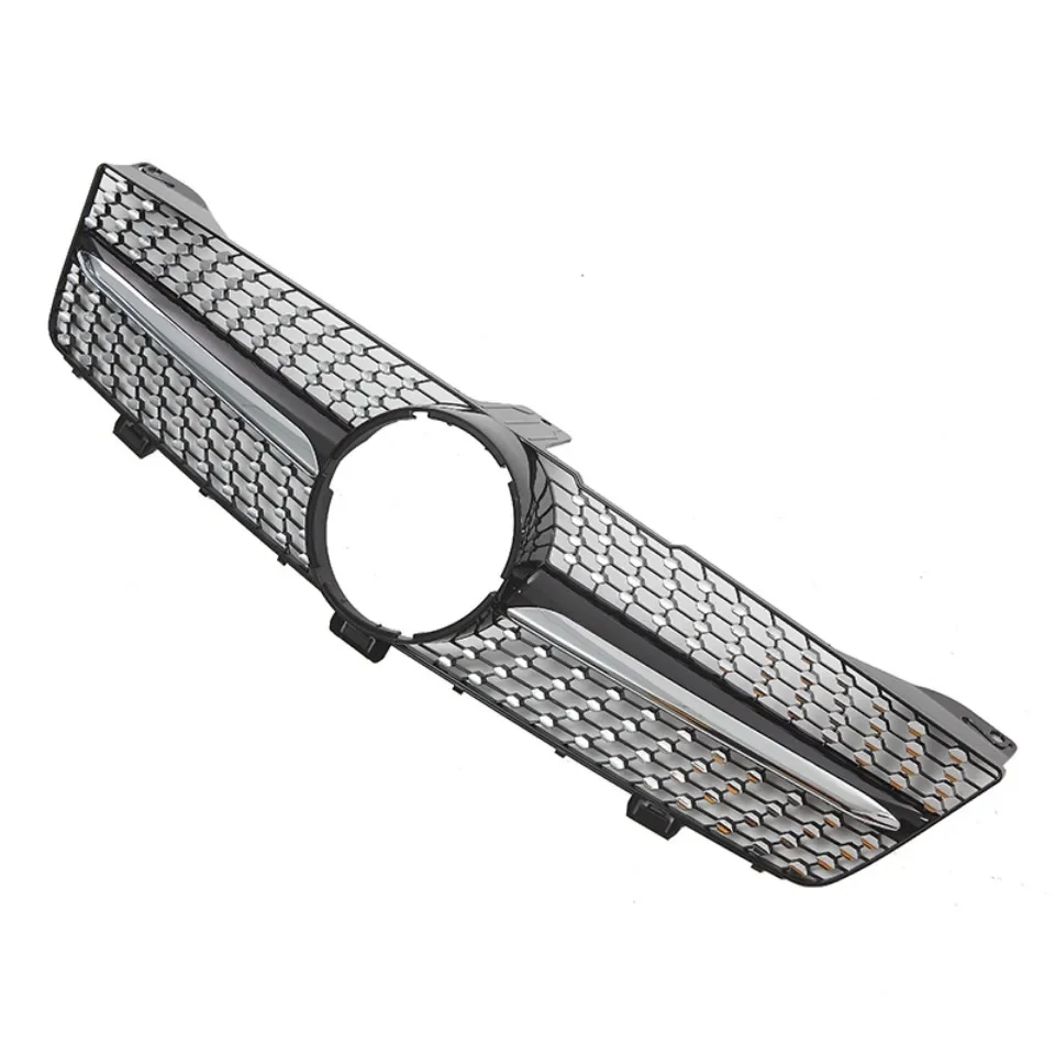 XVIP Chrom-Silber-Diamant-Stil Stoßstangengrill für Mercedes Benz CLS-Klasse W219 CLS350 CLS500 05–08 obere GTR-Stilgitter – Detail 8