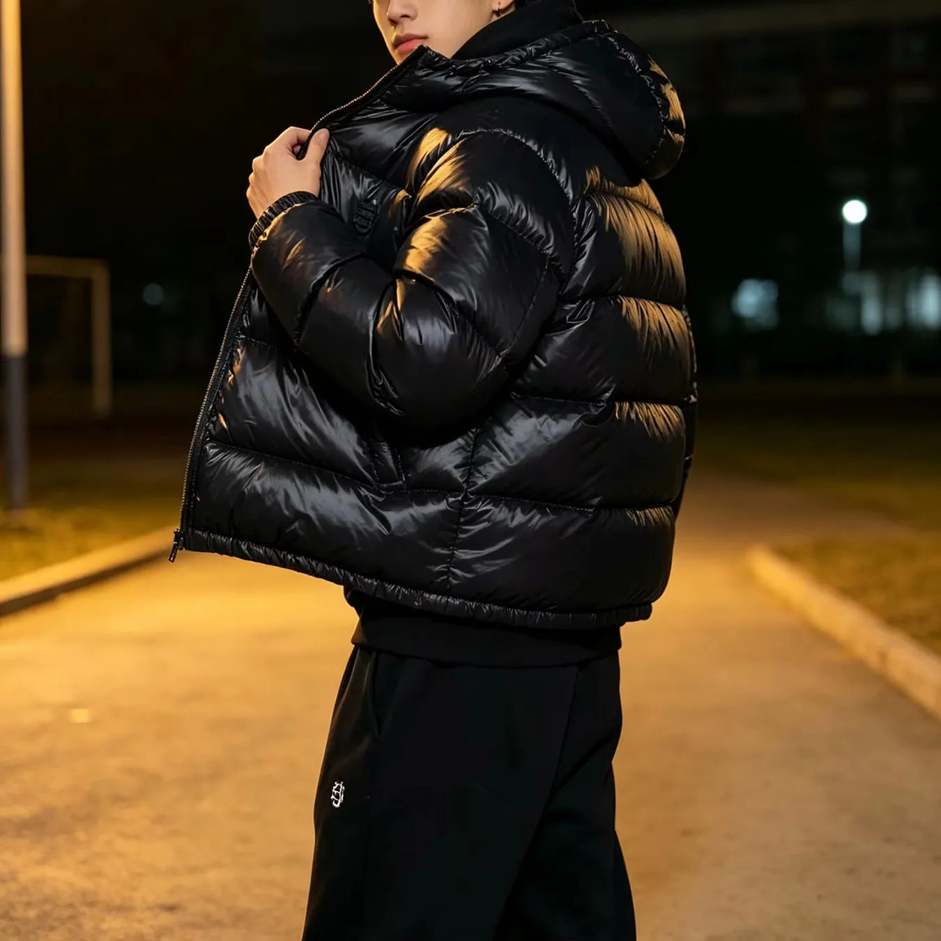 Autumn and Winter New Y2K Trendy Street Fashion Casual Personalized Printed Warm Zipper unisex Cotton Jacket