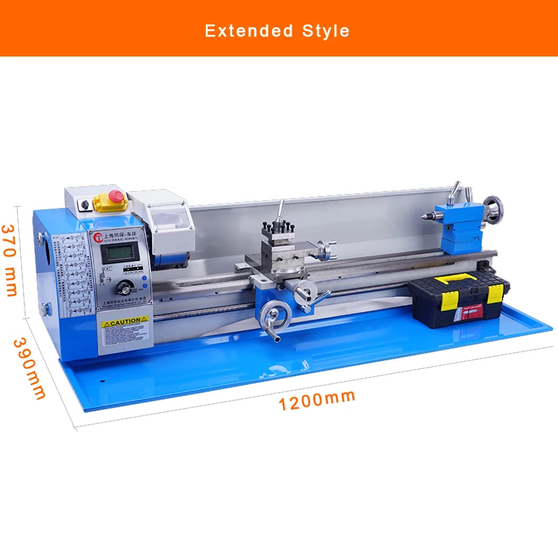 

Metal Manual Lathe Machine 850 W Precision Mini Variable Turning Machine CTZ210