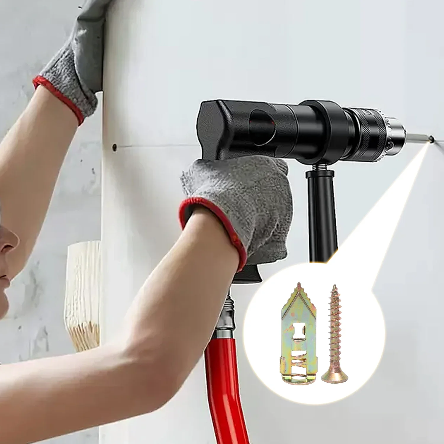 مراسي الحوائط الجافة ذاتية الحفر مع براغي شديدة التحمل، قفل مرساة ذاتي التنصت على الجبس، توسيع معدني