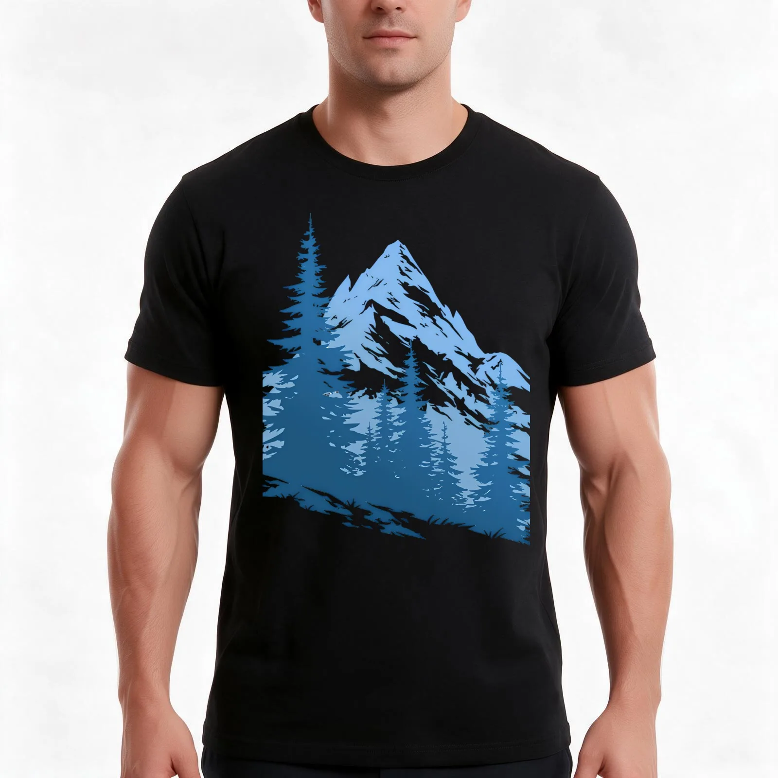 Altitude T-Shirt, Summer Casual Cotton Tee, Oversized Streetwear Tops, Vintage Graphic Print, Loose Fit Short Sleeve