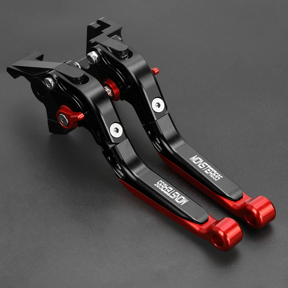 

For Ducati 695MONSTER 695 MONSTER 2007-2008 Motorcycle Adjustable Extendable Brake Clutch Levers Handlebar grips CNC Accessories