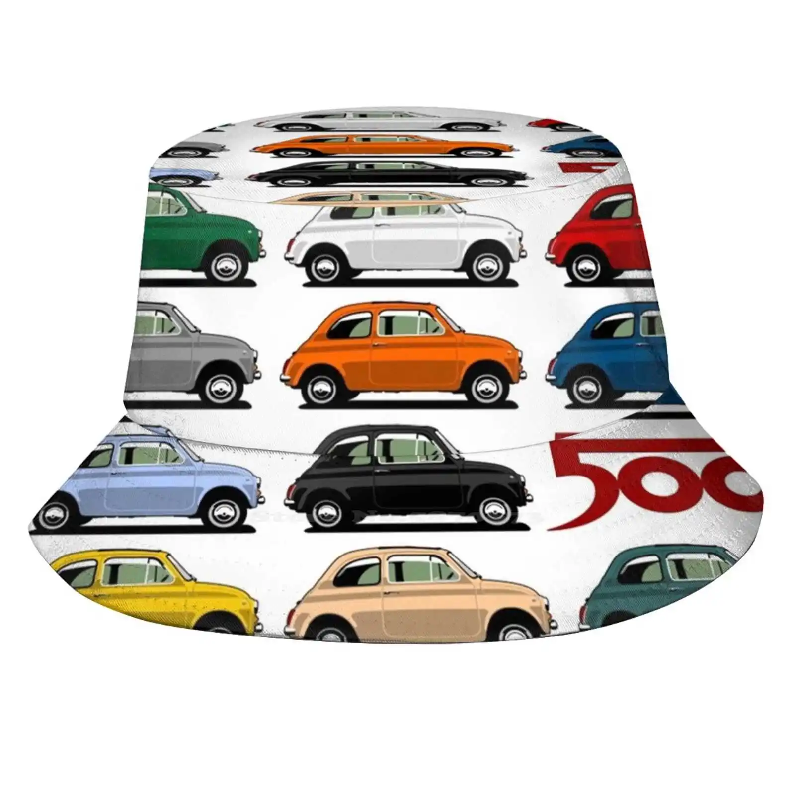 Fiat-Chapéu Unisex Summer Outdoor Sunscreen, Fiat 500, 500d, 500l, 500r, 500f, Belina Giardiniera Lusso, Rinnovata Jolly
