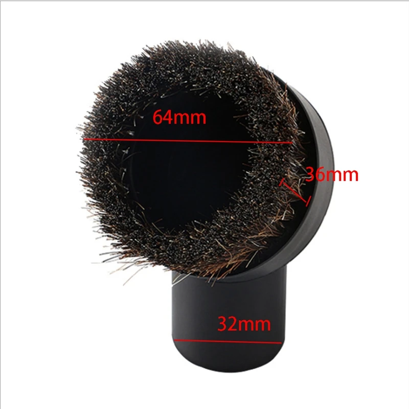 Top Sale 36mm Head Brush Head Suction Head Mixed Horse Hair Round Brush for Midea Vacuum Cleaner Accessories Inner Diameter 32mm