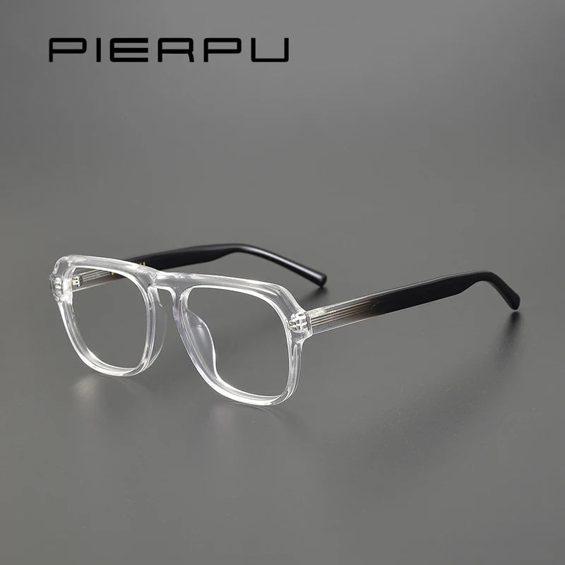 Vintage Korea gm glasses Acetate Optical MM011 Eye glasses Frame Square eyewear Men Myopia reading Women Prescription glasses