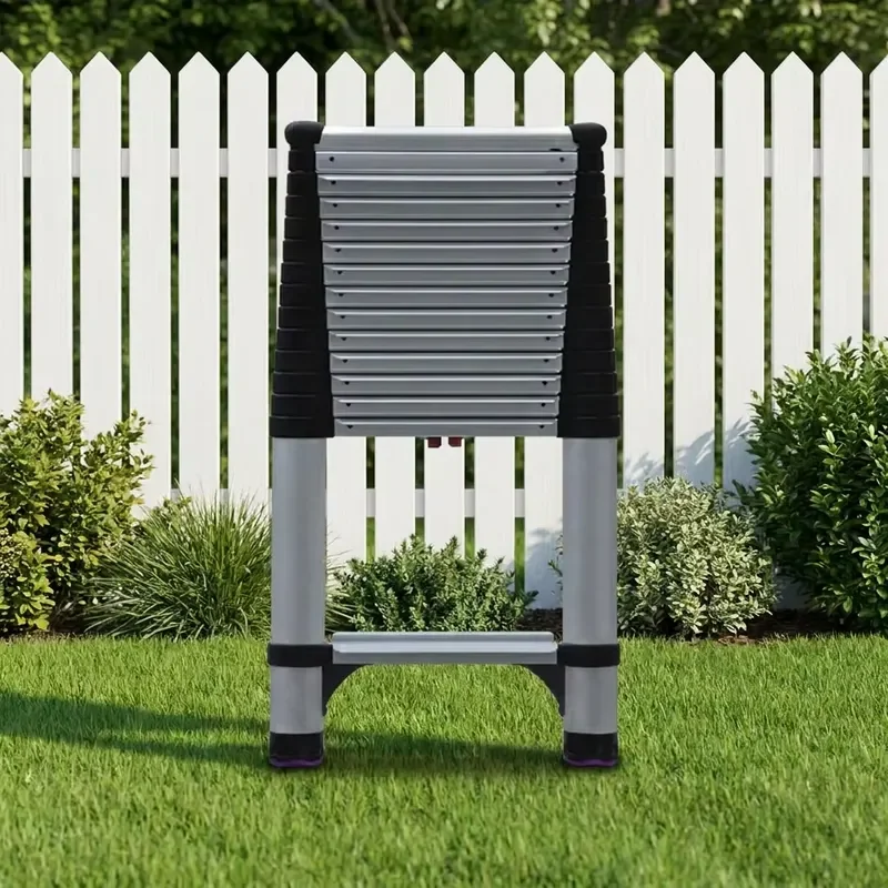 Low Price Retractable Durable Ladder Safe Home Ladder Collapsible Aluminum Ladder