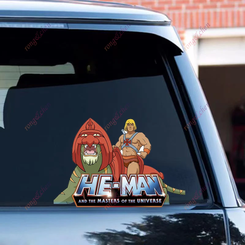 مضحك أنيمي سيارة ملصق هو رجل الماجستير لسيارة دراجة نارية خوذة سباق الكمبيوتر المحمول جذع الجسم نافذة السيارة ركوب الأمواج بولي كلوريد الفينيل شارات الفينيل #6