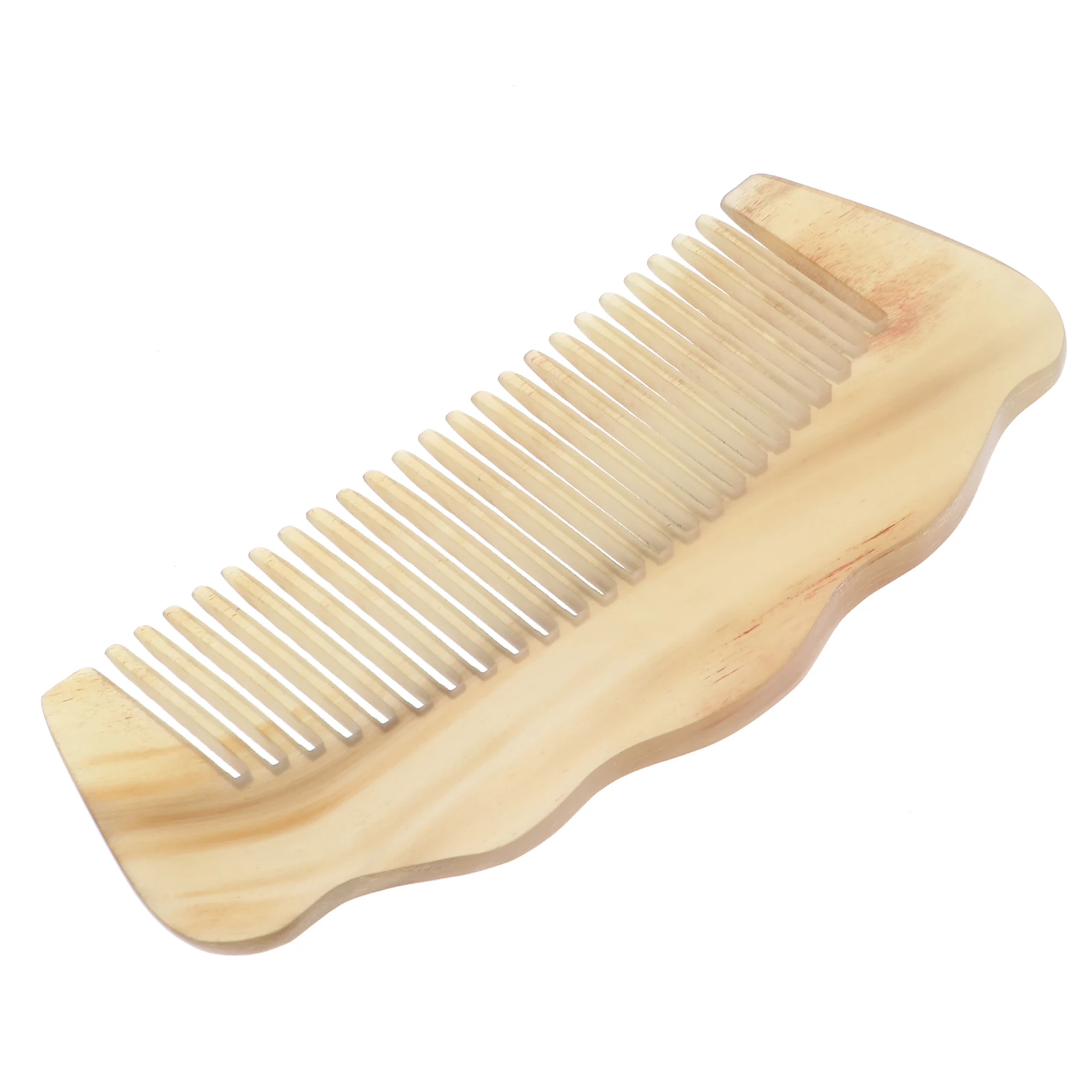 

Horn Hair Comb Smooth Natural Salon Quality Styling Hairdressing Wide Tooth Long Dense Practical H made