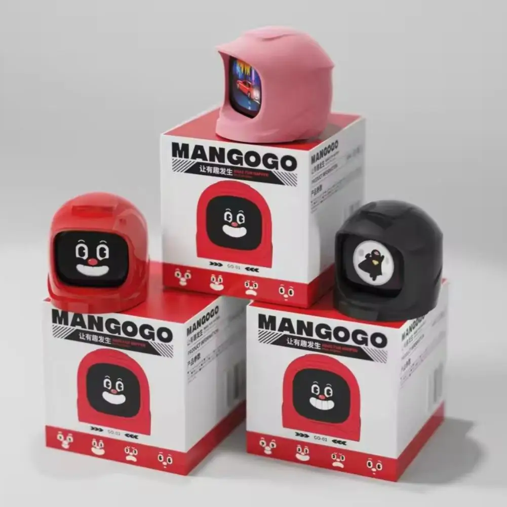 

Новый умный автомобиль Mangogo, электронный интерактивный робот для домашних животных с дисплеем настроения, магнитные корпуса, AI-компаньон для вождения, украшение автомобиля