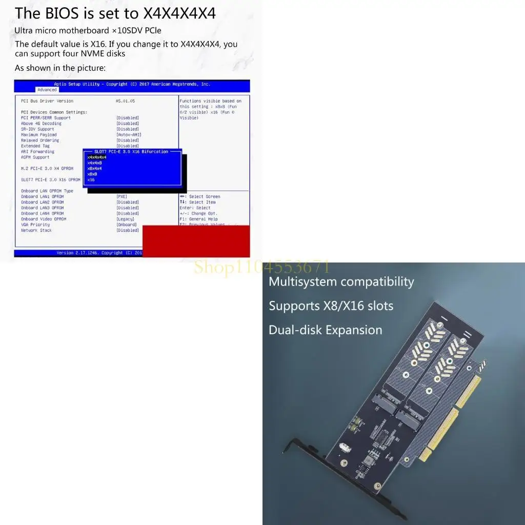 

Бестселлер для M.2 PCIE SSD Riser Card для адаптера PCI для Express PCI Card Компьютерный жесткий диск Компьютерные
