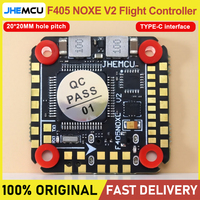 JHEMCU F405 NOXE V2 Flight Controller Baro OSD 16MB BlackBox 5V 10V Dual BEC 20X20mm 3-6S LIPO for FPV Freestyle Drone DIY Parts
