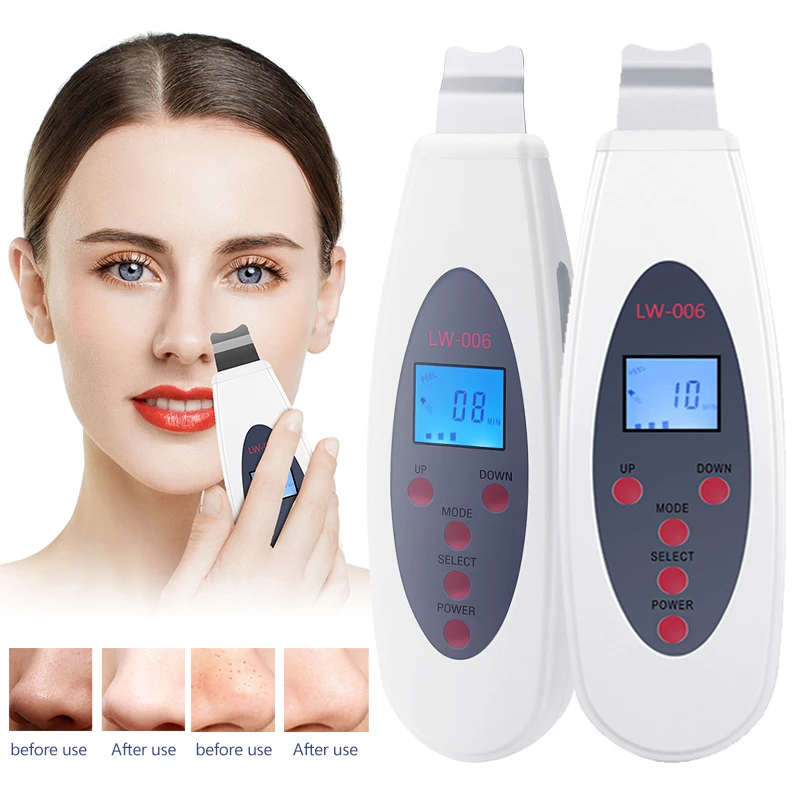آلة التنظيف العميق للبشرة بالموجات فوق الصوتية لإزالة حب الشباب وتدليك الوجه والكيراتين ورفع الرؤوس السوداء جهاز التجميل #1