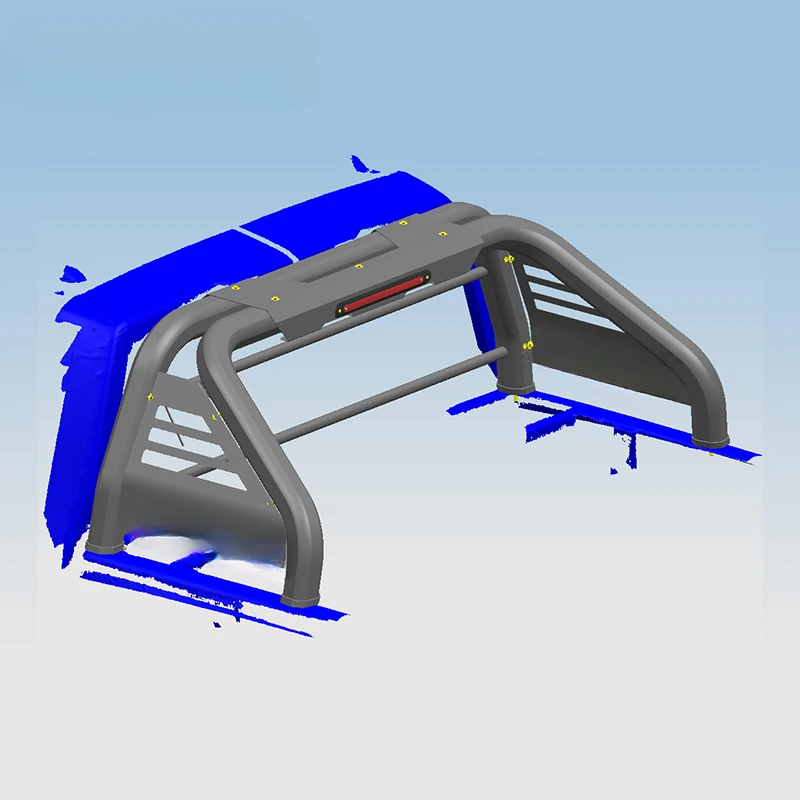 High Quality Stainless Steel Pickup Roll Bar, Black Powder Coated Anti-rust Anti-Roll Frame 4X4 Offroad Modification Accessories