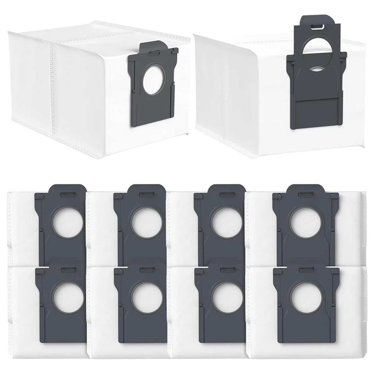 Kantong pembersih debu, kantong aksesori tas penyedot debu Robot Ultra FNJK-10 untuk Dreame X30 Ultra / X40 Ultra / L10s Pro