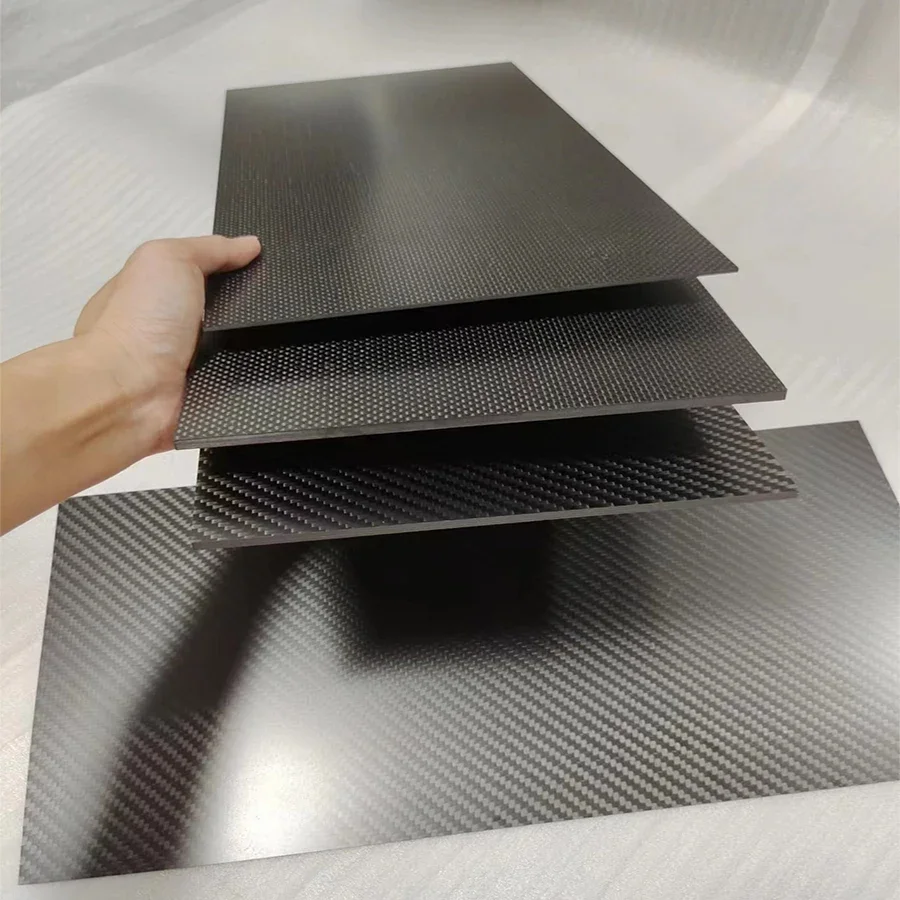 245x395mm Full Carbon Fiber Plate Sheet 3K High Strength Carbon Board Panel Various Thickness Options 0.5mm-5mm for DIY & Crafts