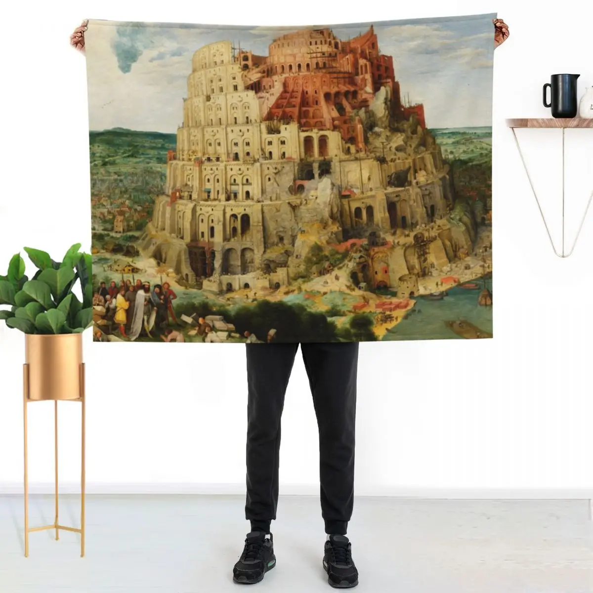 Pieter Bruegel the Elder The Tower of Babel (Vienna) Throw Blanket Custom Cute Plaid manga Sofas Sofa Quilt Blankets
