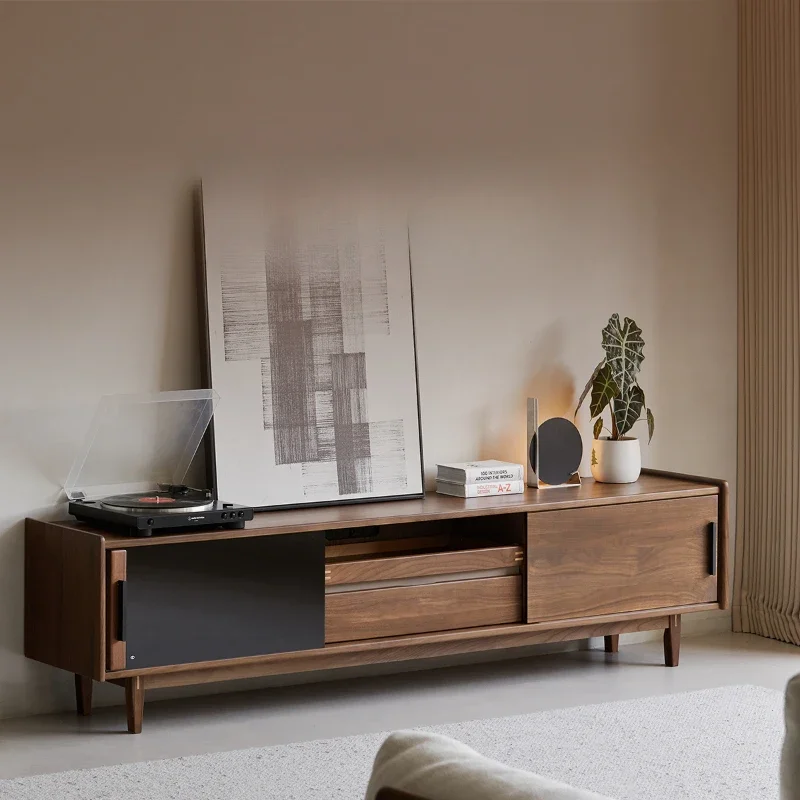 Wooden Tv Cabinet Stand Table Full Modern Dining Luxury Furniture Living Room Industrial Aesthetic Suporte De Tv Drawer Unit