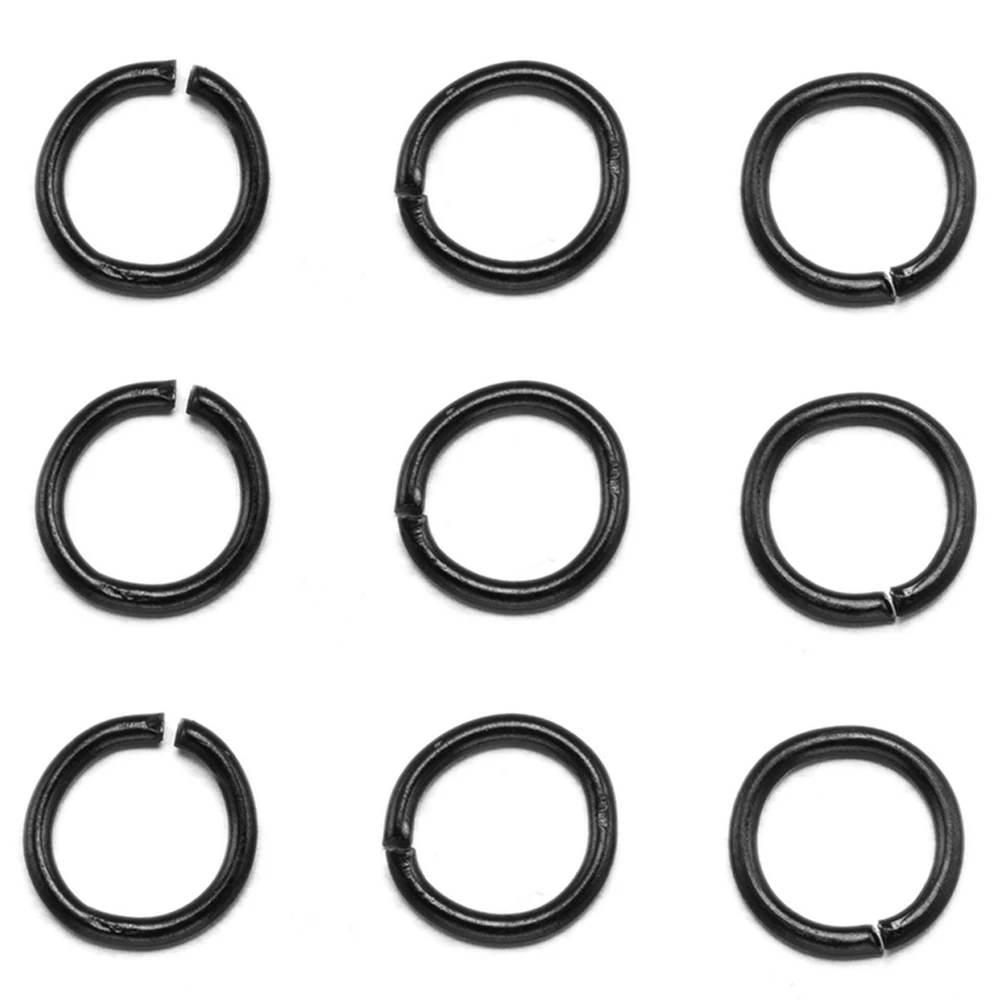 100pcs Stainless Steel Split Jump Rings for DIY Bracelets