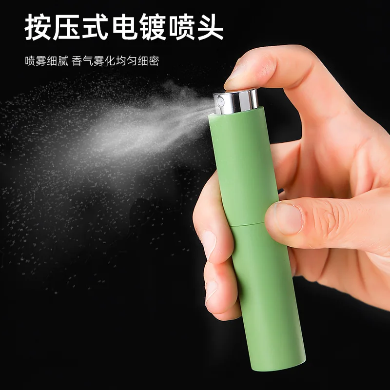 200Pcs 10ml Portable Mini Refillable Perfume Bottle Spray Empty Cosmetic Containers Atomizer Bottling For Travel Tool