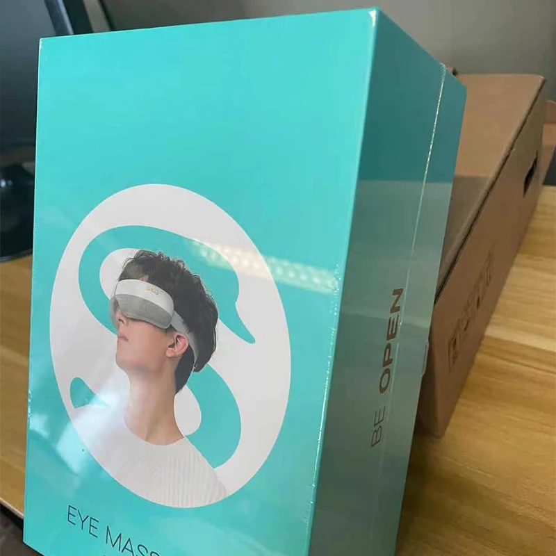 Massaggiatore per occhi E3 Massaggio a pressione d'aria + impacco caldo sollievo dall'affaticamento degli occhi sollievo dal cerchio scuro massaggiatore per occhi portatile