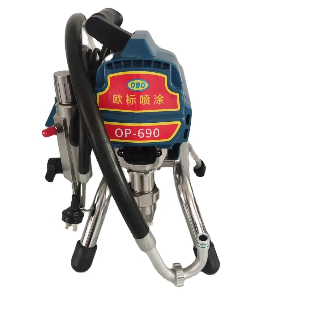 T-690 Industrial Grade Electric Airless Paint Sprayer Brushless Motor 3500psi High Pressure 1 Year Warranty Wall Paint Putty