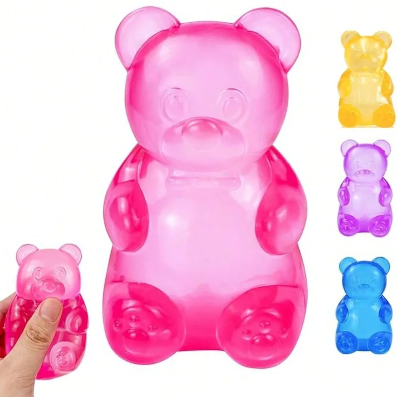 Jouet sensoriel anti-stress en TPR en forme d'ours en gélatine souple NEEDOH, cadeau d'anniversaire pour enfants