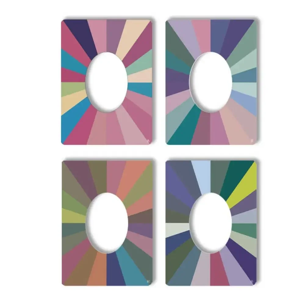 Spring Summer Autumn Winter Skin Color Self Test Card Sample Designer Paint Four Seasons Color Cards