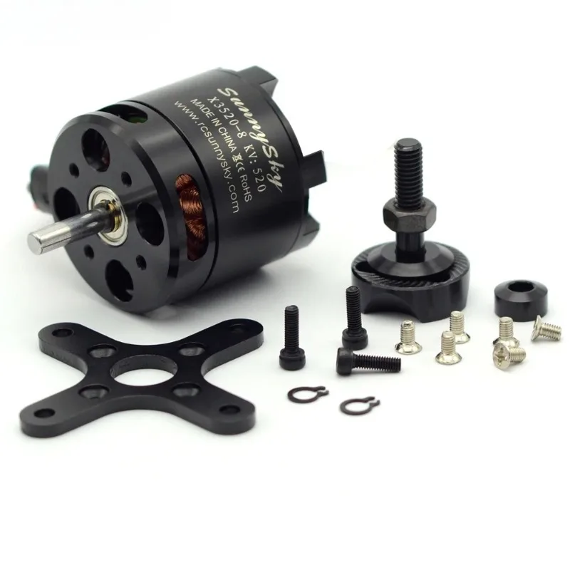 AeroParts1pcs new Sunnysky X3520 KV720 KV520 KV880 6S Brushless Motor For RC FPV Quadcopter Drone  Model
