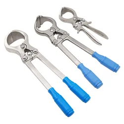 1PC Sheep Castration Pliers Stainless Steel Bloodless Castration Clamp Cattle Goat Wether Pliers Carbon Castration Pliers