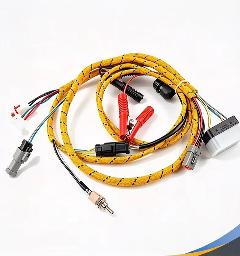 6D107 Engine Diagnostic Test Wiring Harness, Excavator PC200-8 PC210-8 PC220-8 Construction Machinery Parts