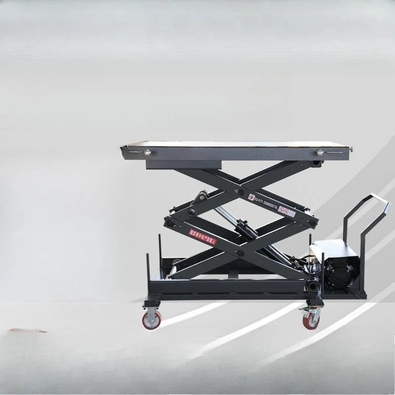 

New energy vehicle battery lifting platform cart