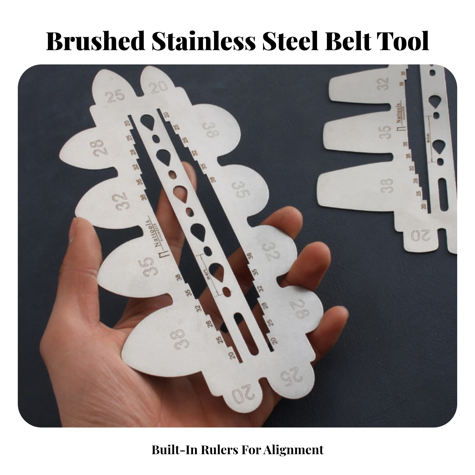 belt-positioning-template-accurate-belt-hole-punching-guide-ruler-alignment-ruler-with-scale-markings-rustproof