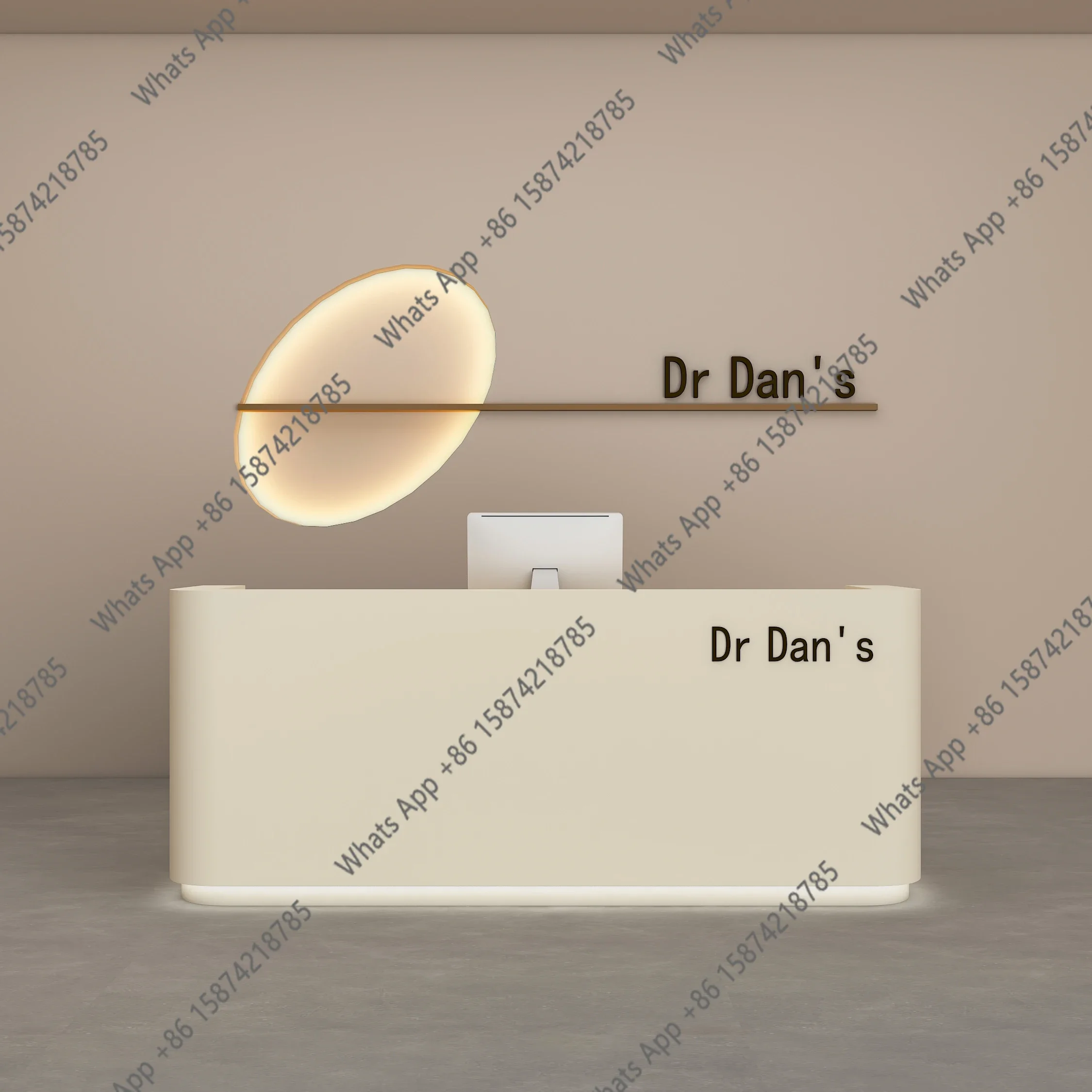 

M O Hair Salon Salon Reception Desks Luxury Cashier Beauty Reception Desk Counter Escritorio De Recepcion Commercial Furniture