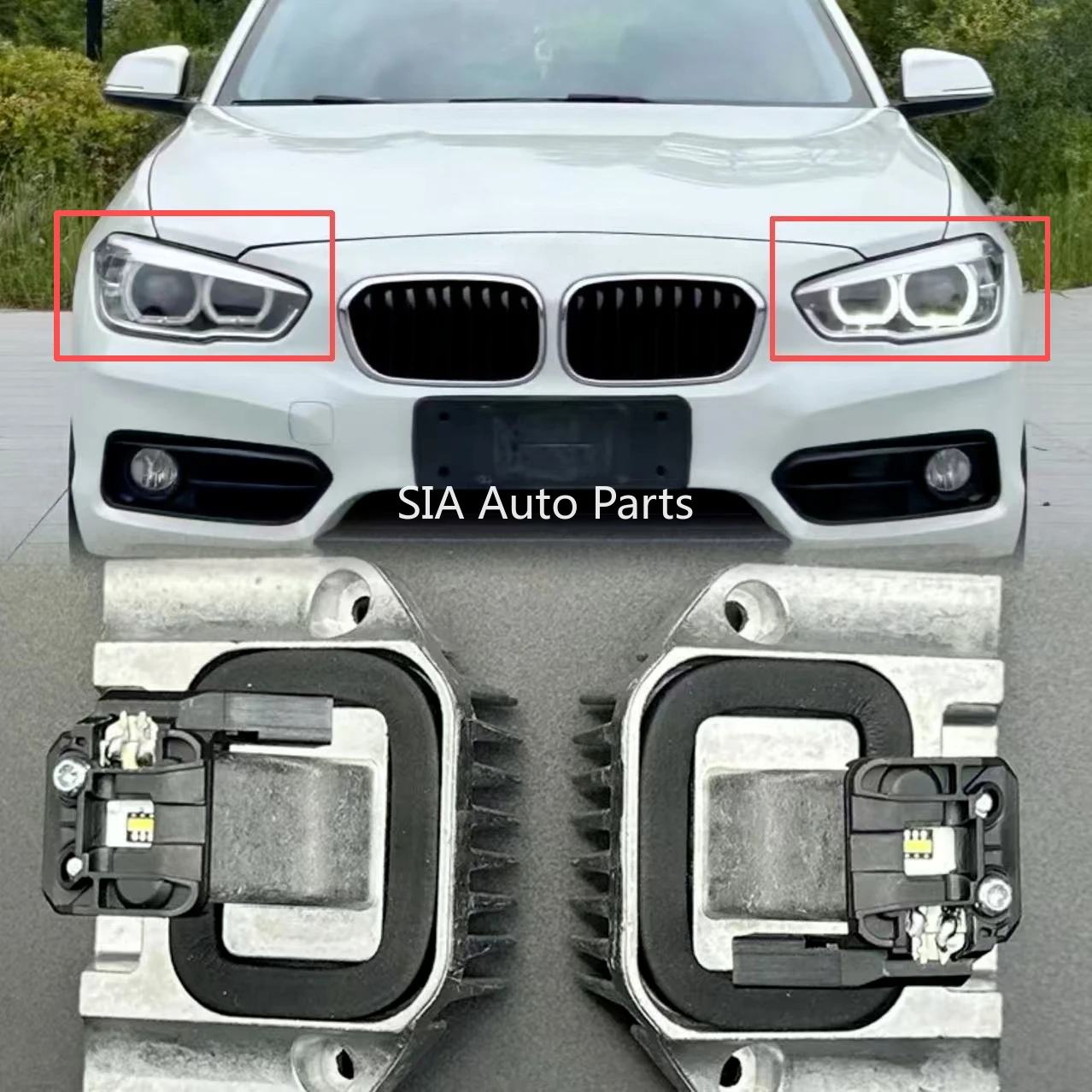 

For BMW 1 Series F20 2012-2015 White Light 63117296905 Car Headlights DRL Chip Ballast Circuit Board Light Source Board Chip