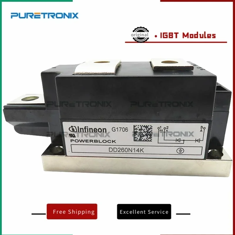 新しいモジュール DD260N18K DD260N16K DD260N14K DD260N12K