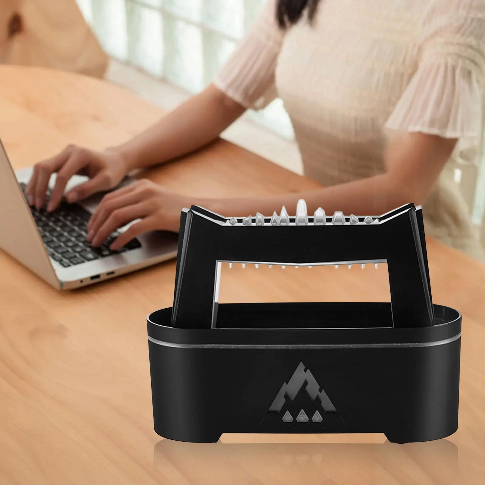 เม็ดฝนเครื่องพ่นอโรมาไฟ2ประเภท300มล. อะแดปเตอร์ของเราปิดไฟอัตโนมัติเงียบด้วยไฟกลางคืนเครื่องทำความชื้นอเนกประสงค์สำหรับสปา