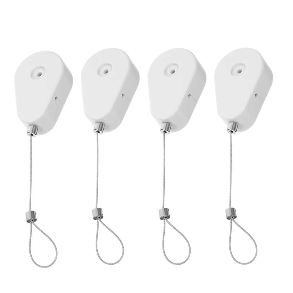 

1 Set Of Retractable Anti-Theft Cable Lock Steel Wire Security Case For Electronics Automatic Cable Holder Telescopic Wire Case