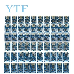 10pcs 5V 1A Micro USB 18650 Type-c Lithium Battery Charging Board Charger Module+Protection Dual Functions For TP4056 18650