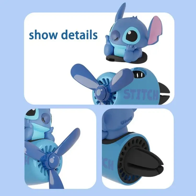 Stich Auto Lufterfrischer Nette Stich Pilot Propeller Outlet Aromatherapie Auto Innen Vent Lufterfrischer Parfüm Dekor Geschenke