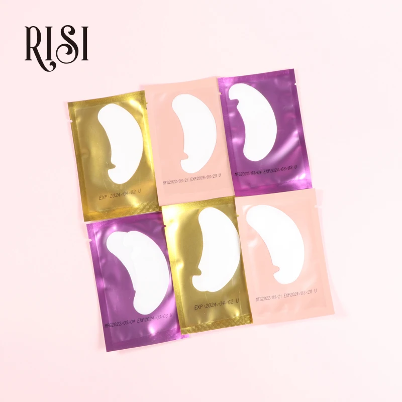 RISI Hydrogel Under Eye Patch Anti Wrinkle Natural Gel Eye Pads Lint Free Eye Patch For Eyelash Extensions