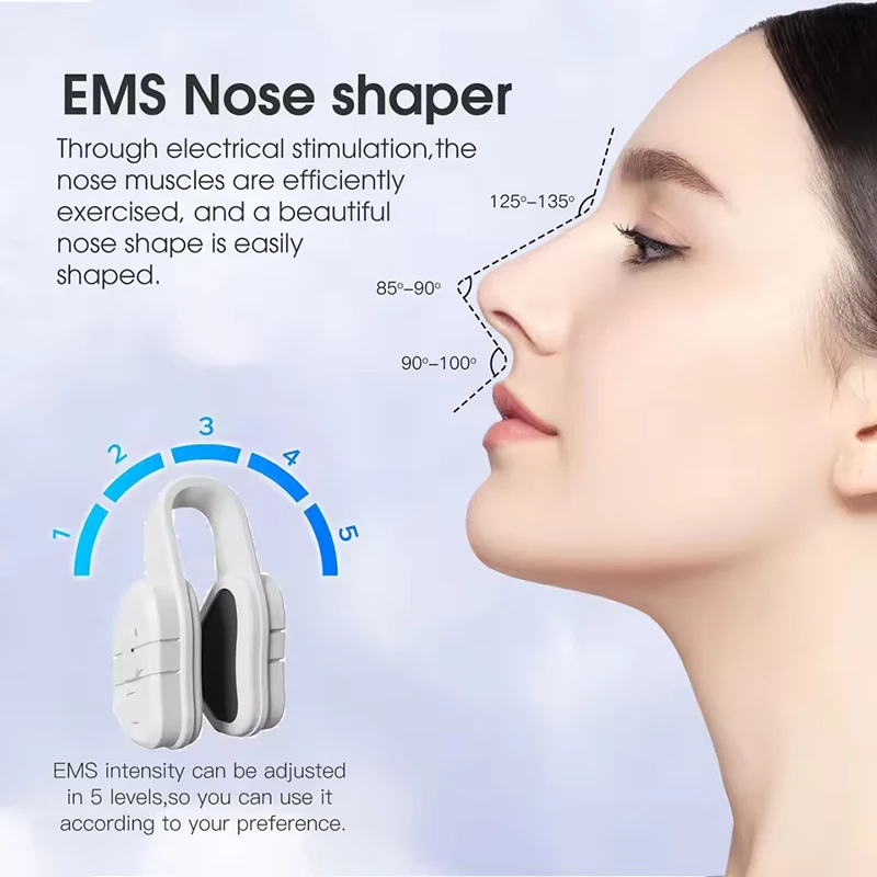 Beautiful Nose Clip EMS Nose Shaper Up Shaping Machine Lifting Nose Corrector Massage Tool Acial Corrector Slimmer Beauty Tool view 4