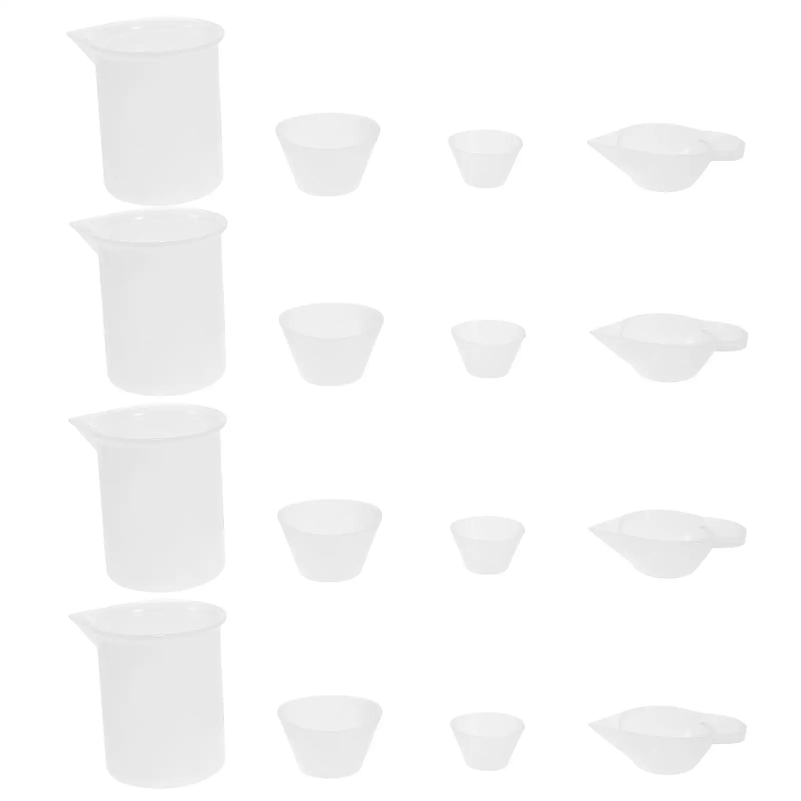

16 Pcs Measuring Diy Cups Jewelry Making Epoxy Epoxy Silicone Tools Tools Resin Kit DIY Craft Jewelry Making Gifts